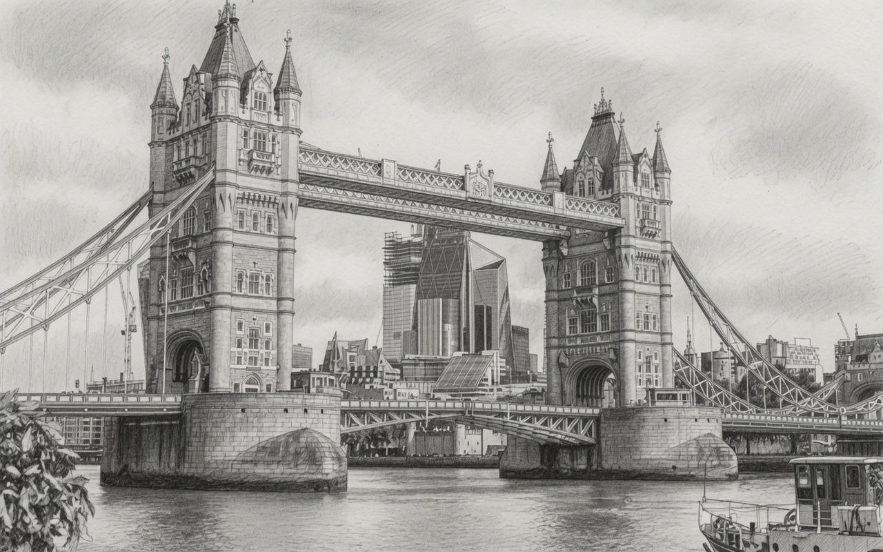Decorative pencil sketch inspiration